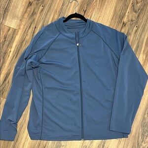 Coolibar UPF 50+ Full Zip Sun Protection Jacket Blue | XL